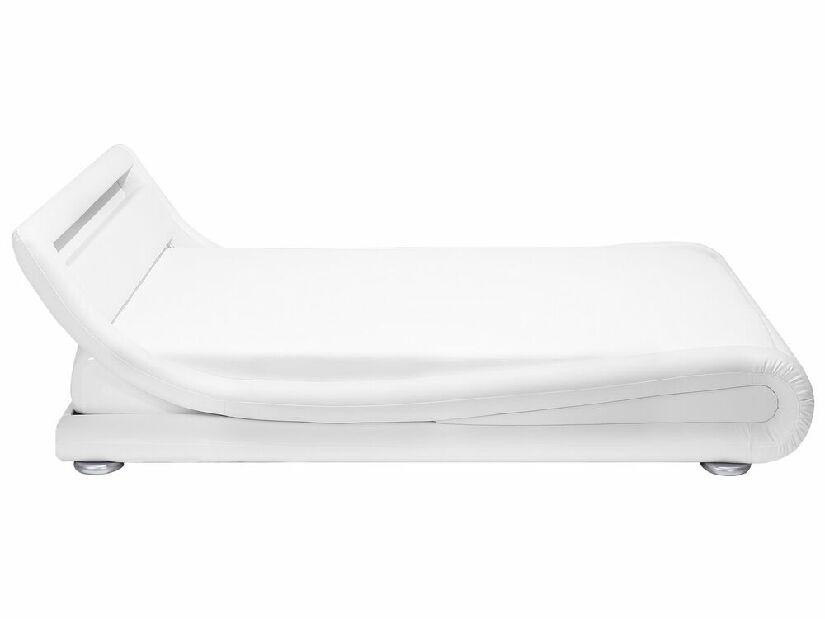 Bračni vodeni krevet 180 cm Anais (bijela) (s podnicom i madracem)