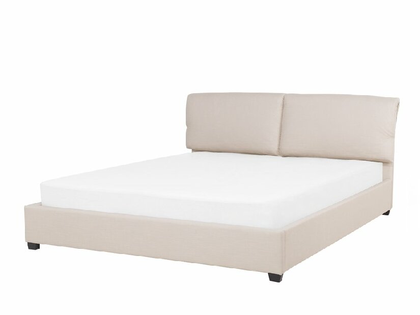 Bračni krevet 180 cm BELLA (s podnicom) (bež)