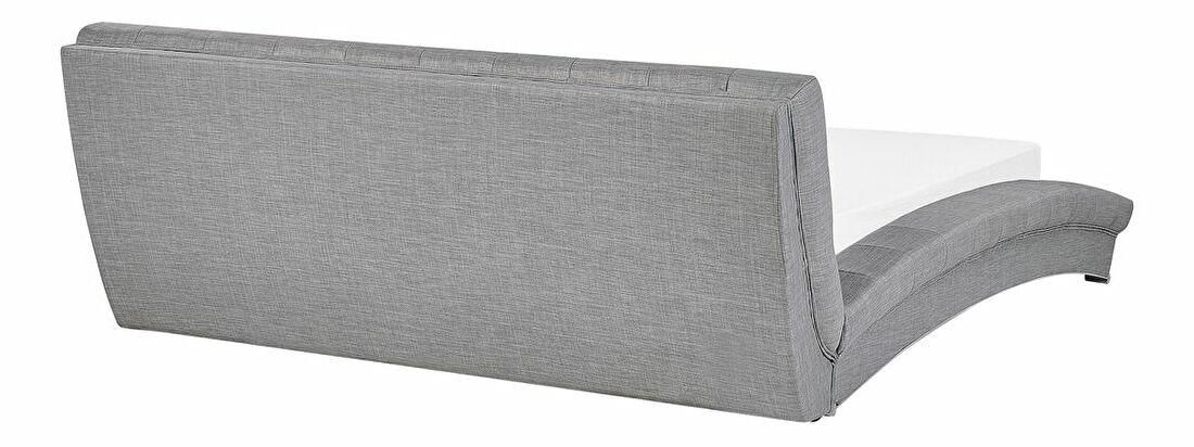Bračni krevet 180 cm LILLY (s podnicom) (siva)