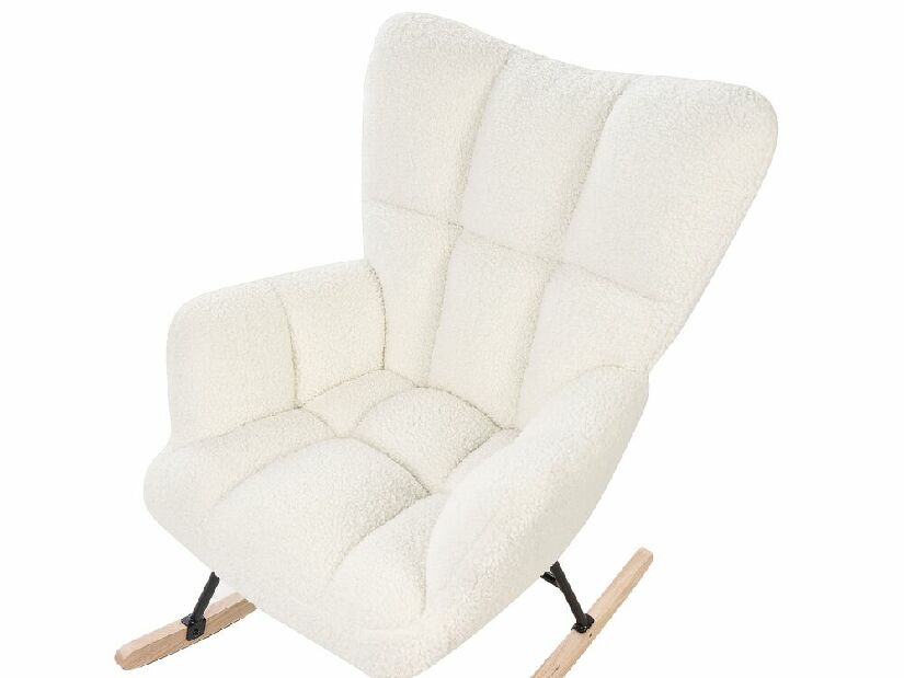 Fotelja za ljuljanje Oulia (bijela)