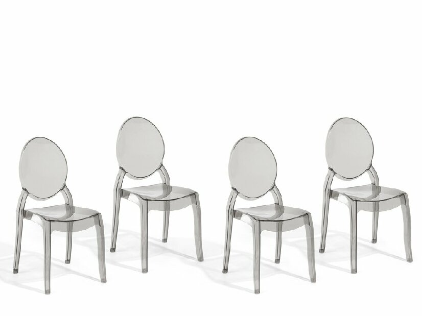 Set blagovaonskih stolica 4 kom. Montreal (crna)
