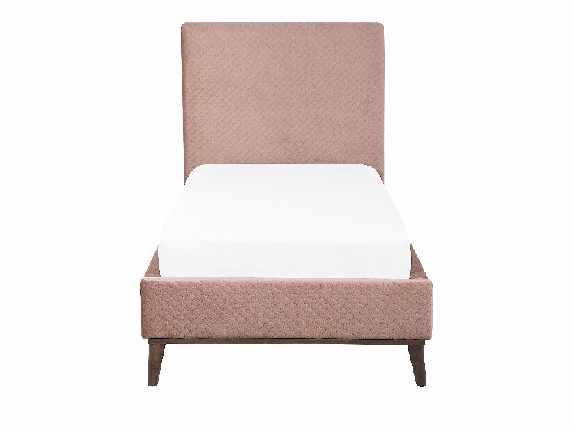Jednostruki krevet 90 cm BARON (s podnicom) (ružičasta)