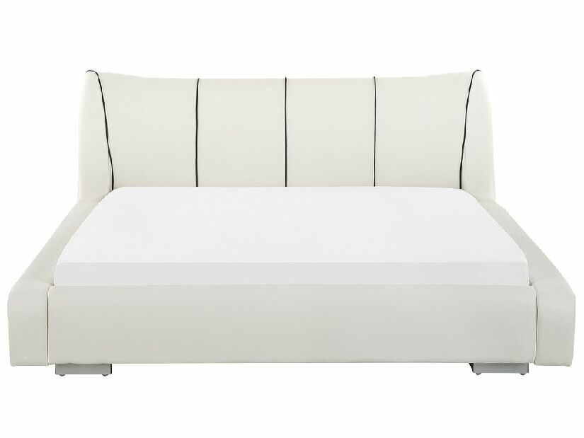 Bračni krevet 180 cm NICE (s podnicom) (bijela)