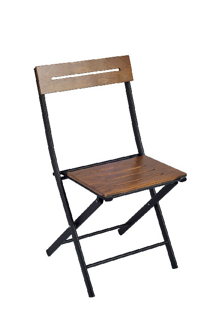 Vrtni set stol i stolice (3 komada) Bonita (orah + crna)