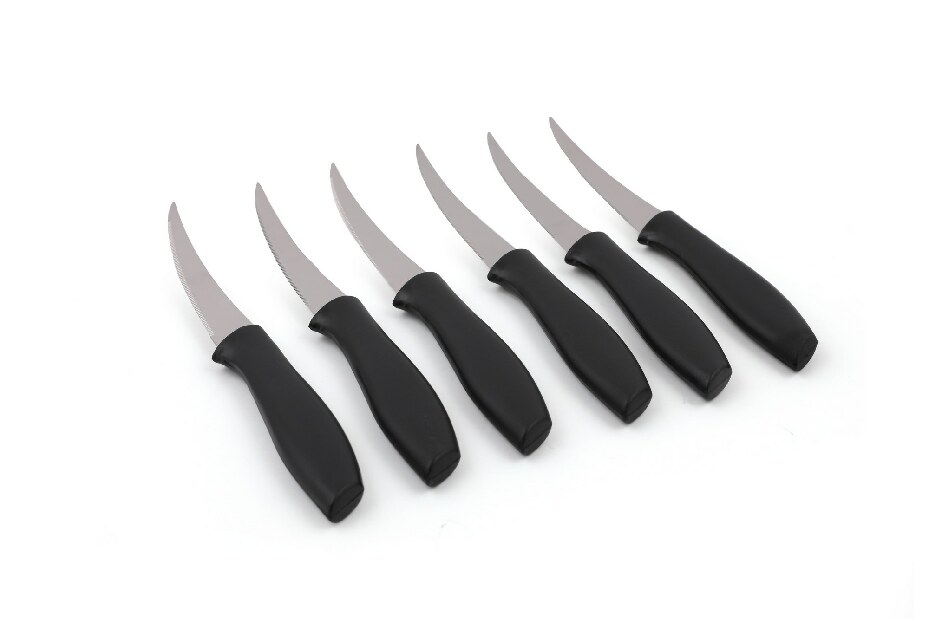Set noževa (6 kom.) Magna (crna + srebrna)