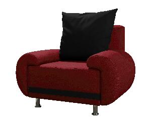 Fotelja Almonis (crvena + crna) 