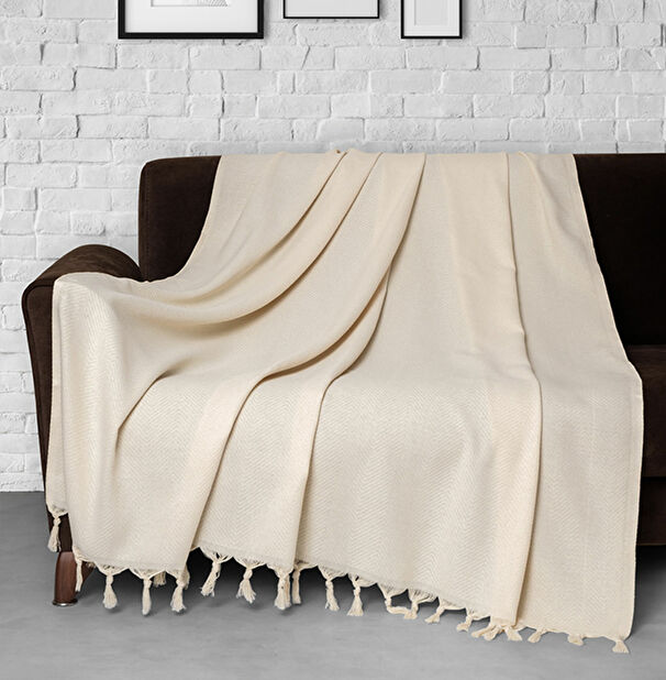 Prekrivač za sofu 170 x 230 cm Trendos (prirodna)