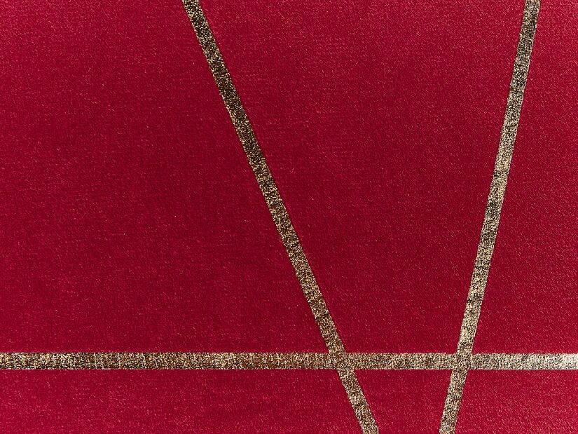 Set 2 ukrasna jastuka 45 x 45 cm Pinnie (crvena)
