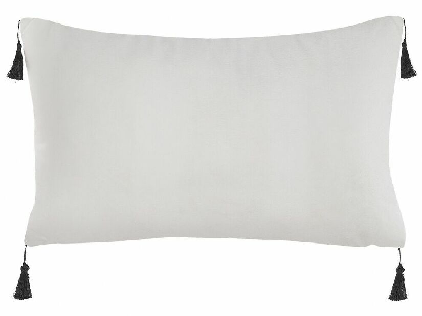 Set 2 ukrasna jastuka 30 x 50 cm Schel (bijela)