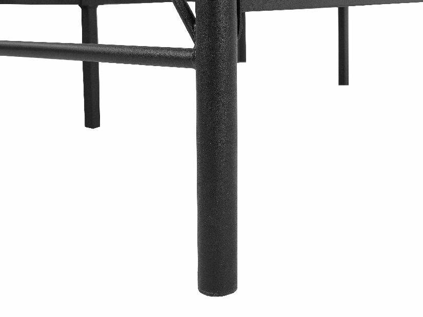 Bračni krevet 180 cm DIROU (s podnicom) (crna)
