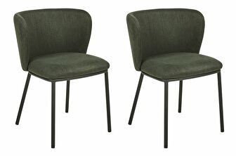 Set blagovaonskih stolica (2 kom.) Minik (zelena)