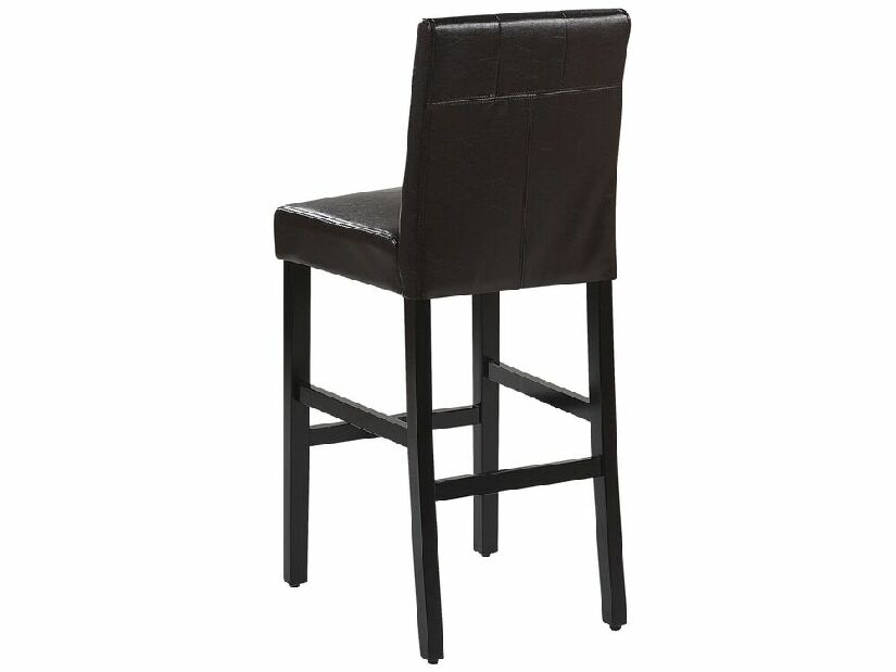 Set barskih stolica 2 kom. MATON (sintetička koža) (smeđa)