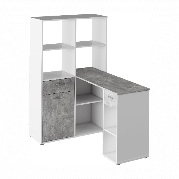 Kutni stolić za PC Minnisi (beton)