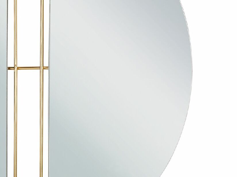 Zidno ogledalo Amandine (zlatna)