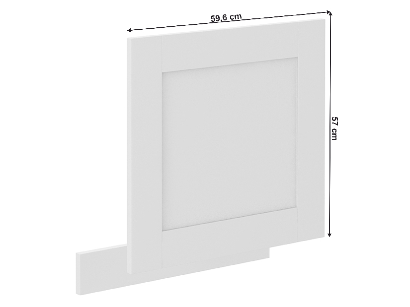 Vrata za perilicu posuđa Lesana 1 (bijela) ZM 570x596 
