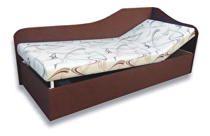 Jednostruki krevet (kauč) 90 cm Abigail (Sand 10 + tamnosmeđa 40) (D)