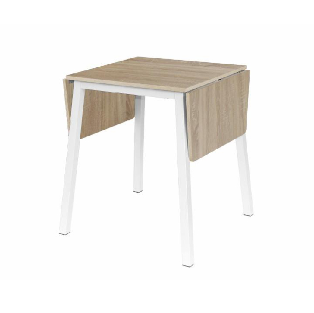 Blagovaonski stol Munrit (za 4 osobe) (hrast sonoma + bijela) 