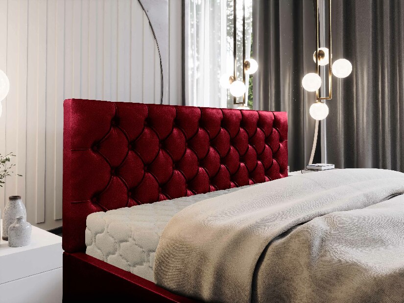 Bračni krevet 180 cm Danita (svijetloplava) (s podnicom i prostorom za odlaganje)
