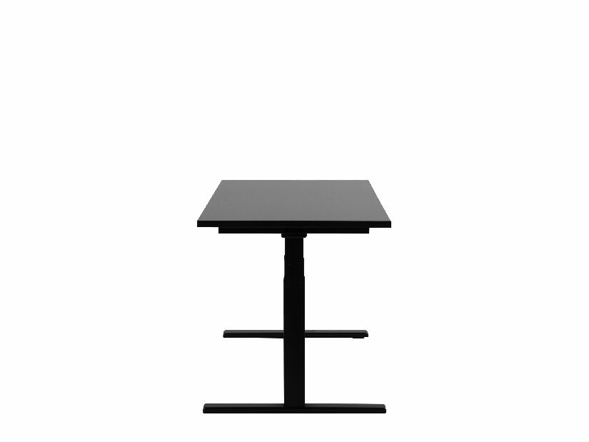 Pisaći stol UPPER II (160 x 72 cm) (MDF) (crna) (ručno podesiv)