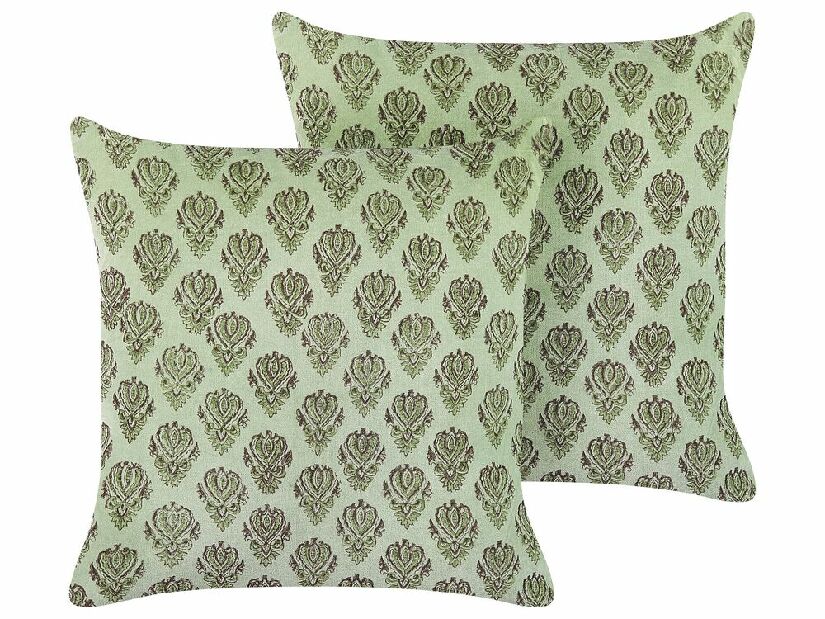 Set 2 ukrasna jastuka 45 x 45 cm Rugnia (zelena)