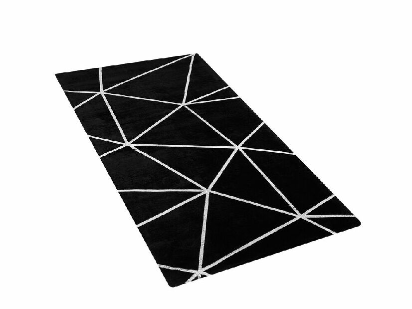 Tepih 80x150 cm HAZVE (tkanina) (crna)