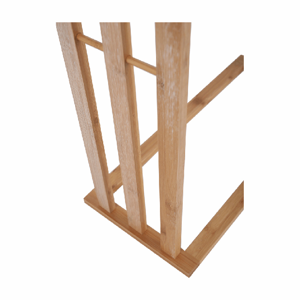 Držač za ručnike Kelum (bijela + bambus)