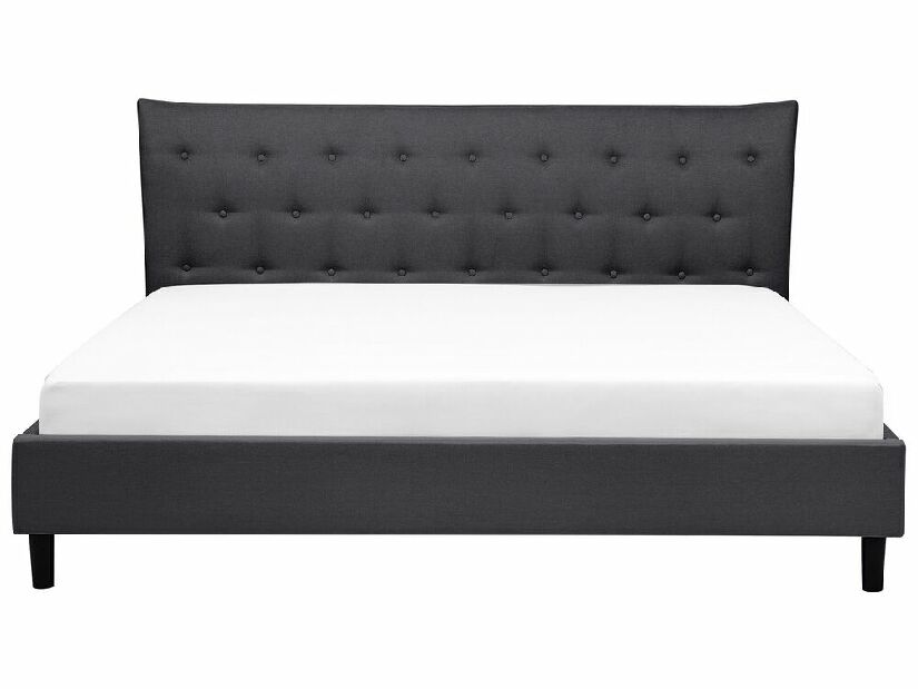 Bračni krevet 180 cm SANTORI (s podnicom) (tamno siva)