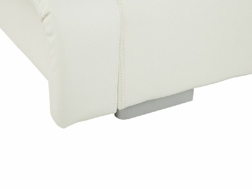 Bračni krevet 140 cm NICE (s podnicom) (bijela)