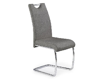 Blagovaonska stolica  Karru  (siva + srebrna)