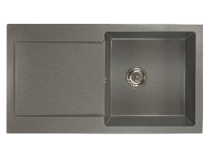 Kuhinjski sudoper Adaxa (siva) (sa 3 otvora za baterije) (L)