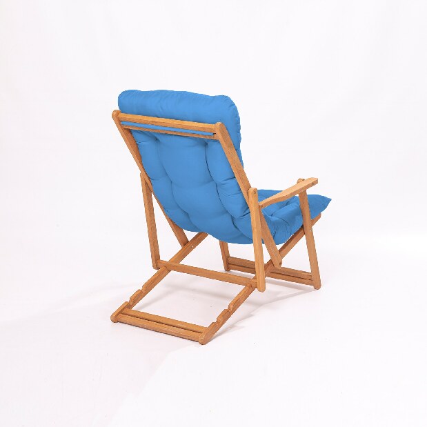 Vrtni set stol i stolice (3 komada) Minnie (plava + prirodna)