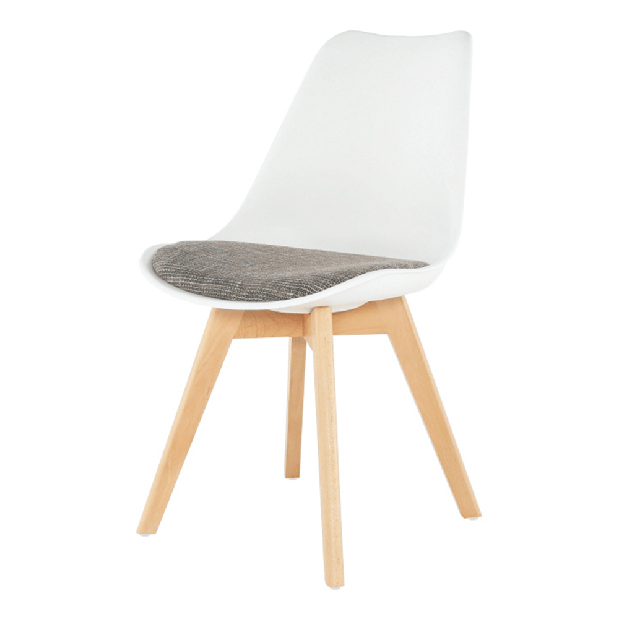 Blagovaonska stolica Damiara (bijela + smeđa)