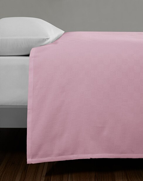 Prekrivač 200 x 230 cm Plaines (ružičasta)