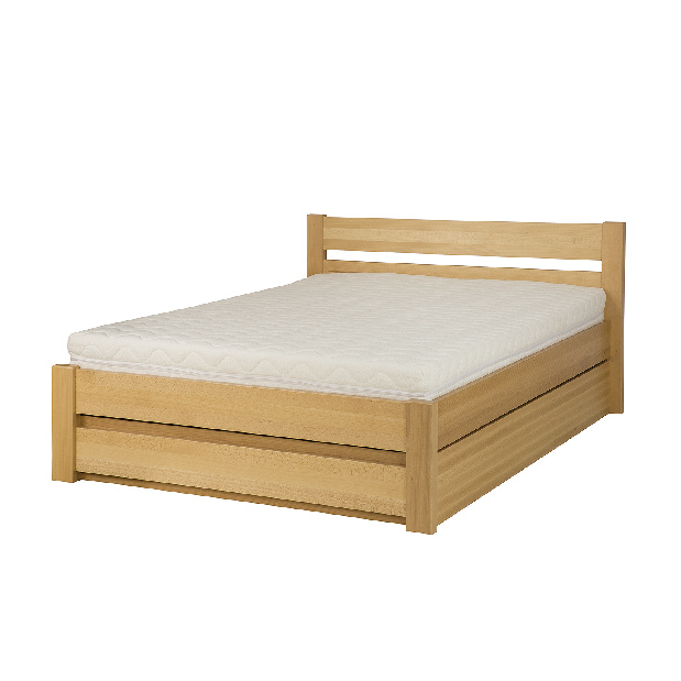 Bračni krevet 160 cm LK 190 BOX (s podnicom i prostorom za odlaganje)