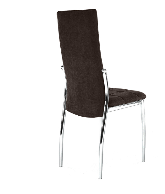 Blagovaonska stolica Adore (tamnosmeđa + metal)