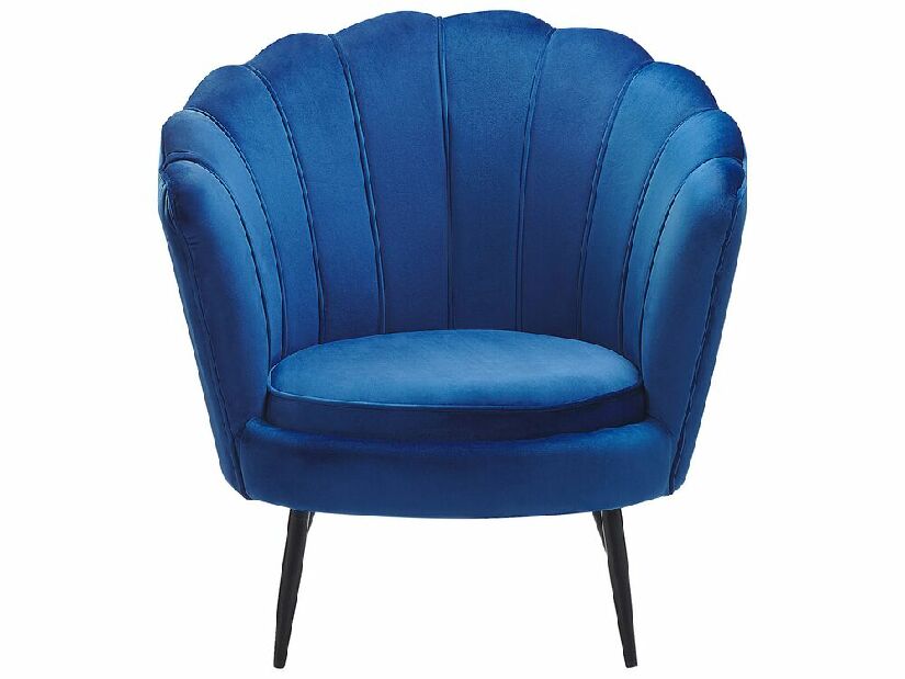 Fotelja LAVIKE (baršun) (plava)