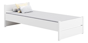 Dječji krevet 200x90 cm Marcel I (s podnicom i madracem) (bijela)