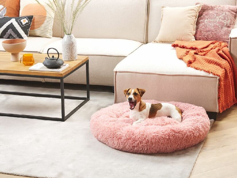 Jastuk za psa 80 x 80 cm Kuna (ružičasta)