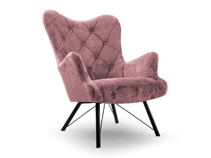 Fotelja Muriella (ružičasta)