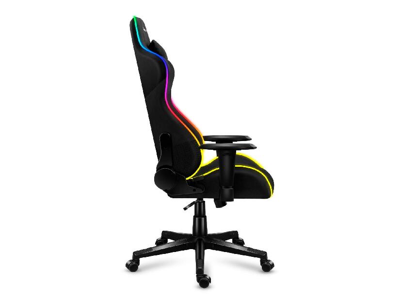 Gaming stolica Fusion 6.2 (crna + šarena) (s rasvjetom)