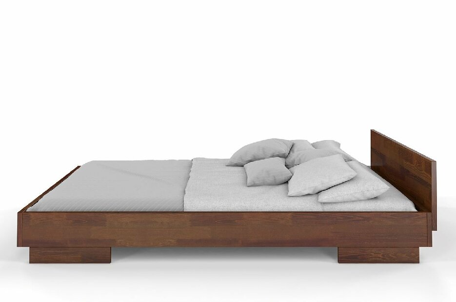 Bračni krevet 180 cm Naturlig -Larsos (borovina) (s podnicom)