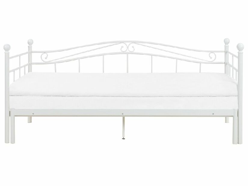 Jednostruki krevet 200 x 80 cm Toki (bijela) (s podnicom)