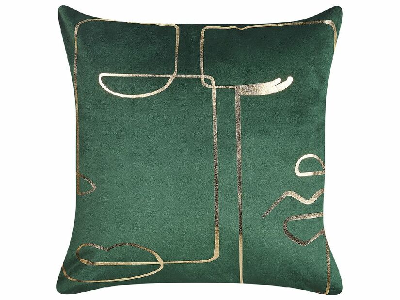 Set 2 ukrasna jastuka 45 x 45 cm Philo (zelena)