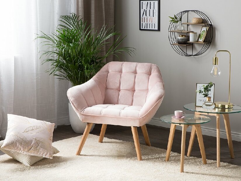 Fotelja Kanagar (ružičasta)