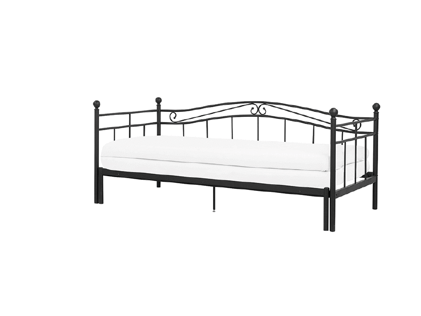 Krevet na razvlačenje 80 cm TULO (crna) (s podnicom) *rasprodaja