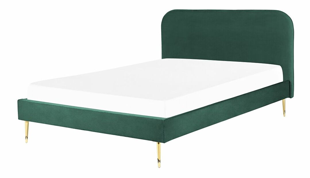 Bračni krevet 180 cm Faris (zelena) (s podnicom)