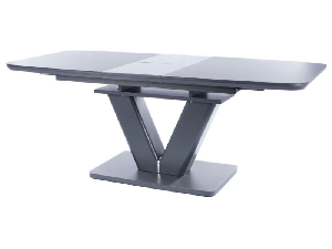 Blagovaonski stol na razvlačenje 160-200 cm Matilda (siva + siva) (za 8 i više osoba)