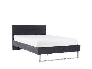 Bračni krevet 140 cm BELAE (s podnicom) (siva)