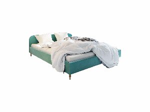 Bračni krevet 180 cm Lon (svijetloplava) (bez podnice i prostora za odlaganje)