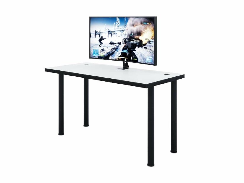 Gaming PC stol Gamer X (bijela + crna) (bez rasvjete)